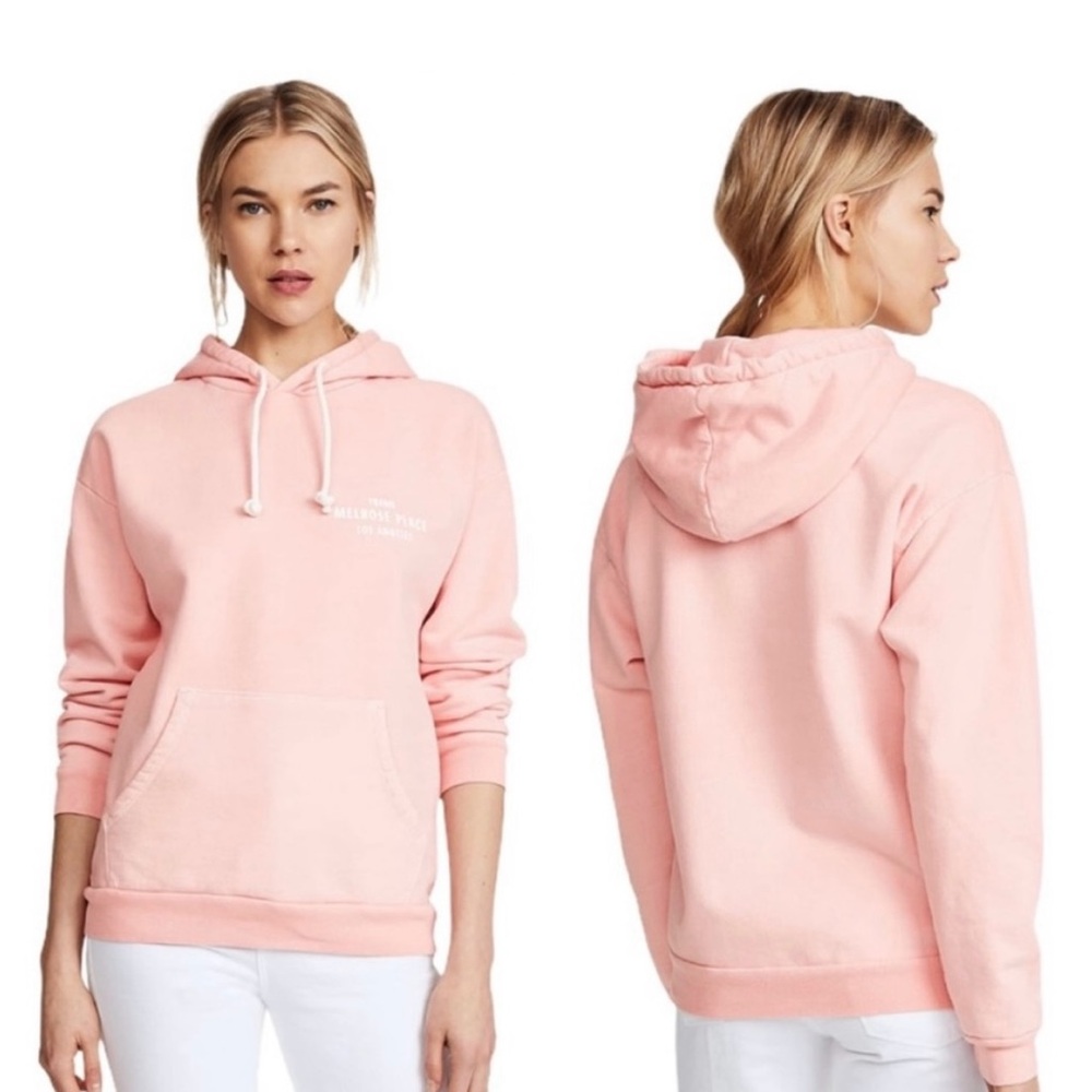 FRAME DENIM -  Pink Hoodie - Picture 2 of 8